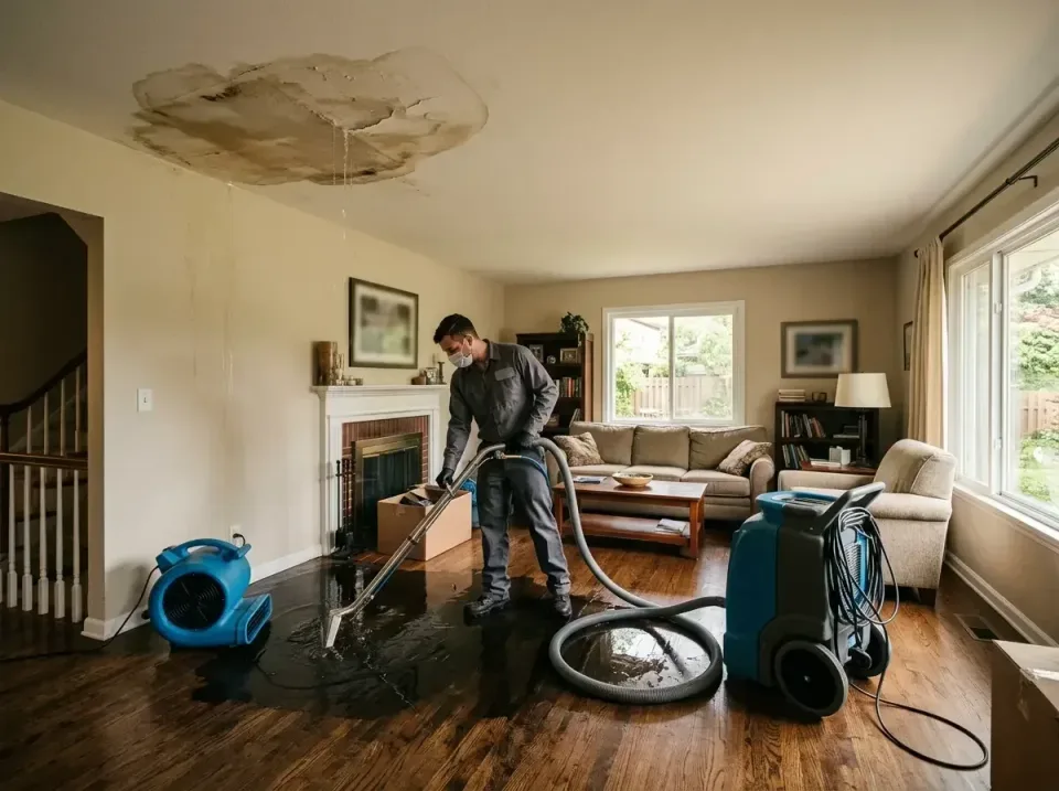 attic-pipe-burst-ceiling-drip-008 — frequently asked questions, Water Damage Restoration & Carpet Care in Pecatonica, IL
